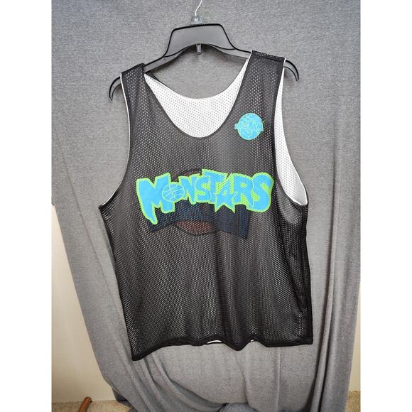 Tune Squad Jersey XL Space Jam Basketball Mesh Tank Top Looney Tunes White - Picture 5 of 8